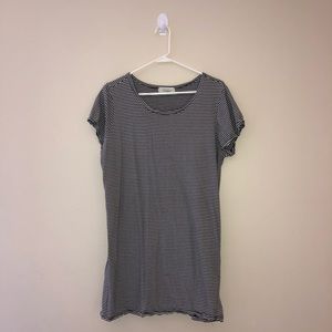 Stripped T-Shirt Dress.